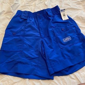Men’s/Boys AFTCO Blue Fishing Shorts NWT Size 28